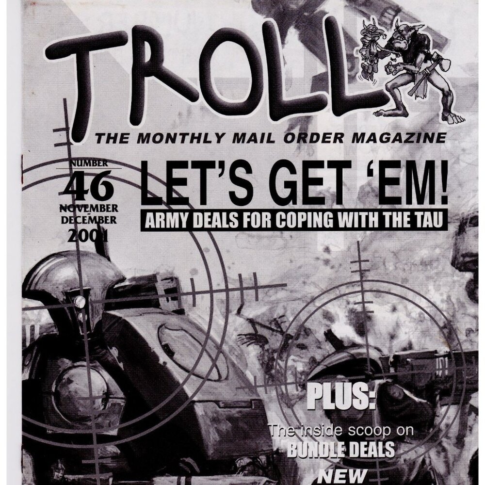 TROLL Magazine #46 Nov/Dec 2001 Games Workshop Warhammer Tau High Elves 8x11
